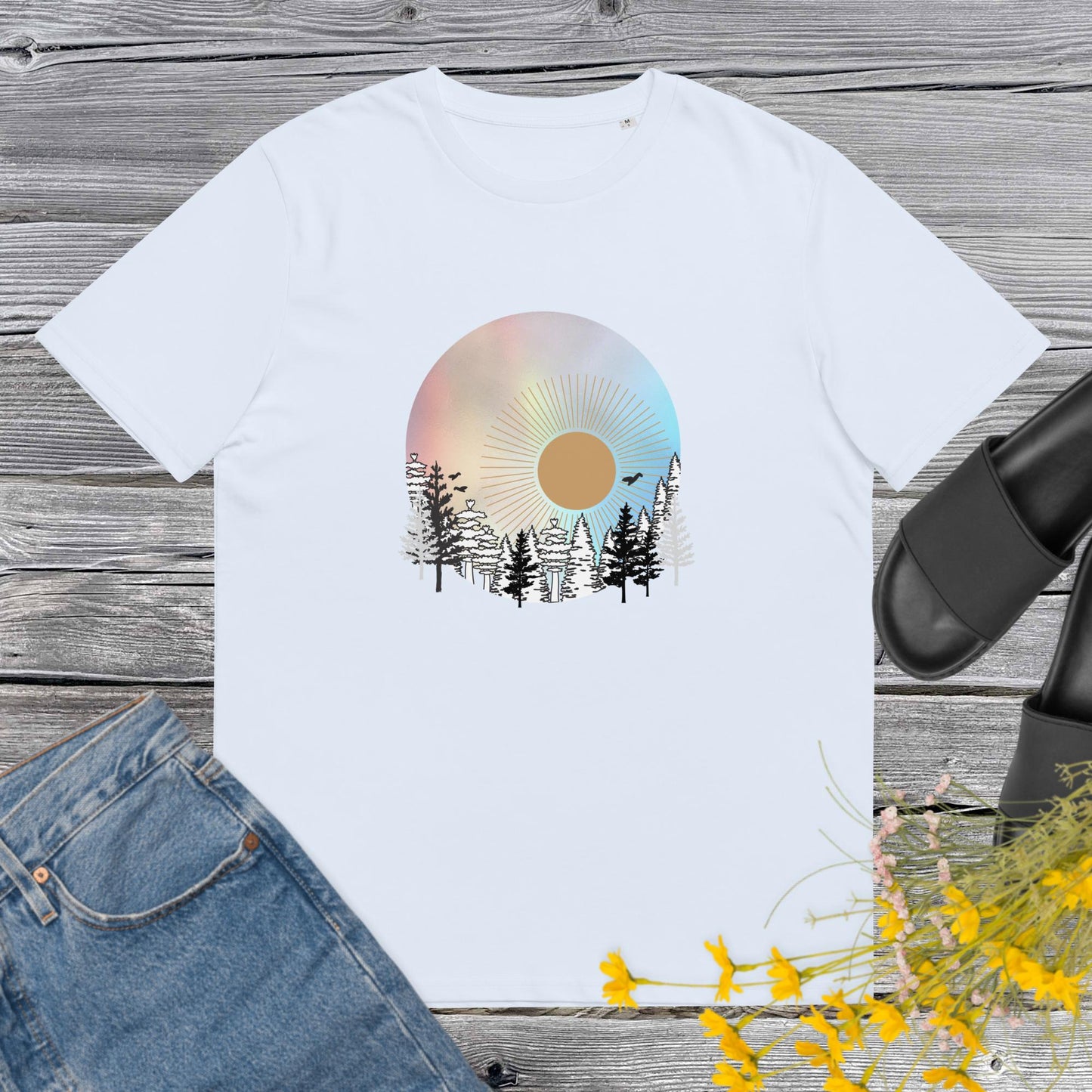 Trees under The Moon Organic Tee