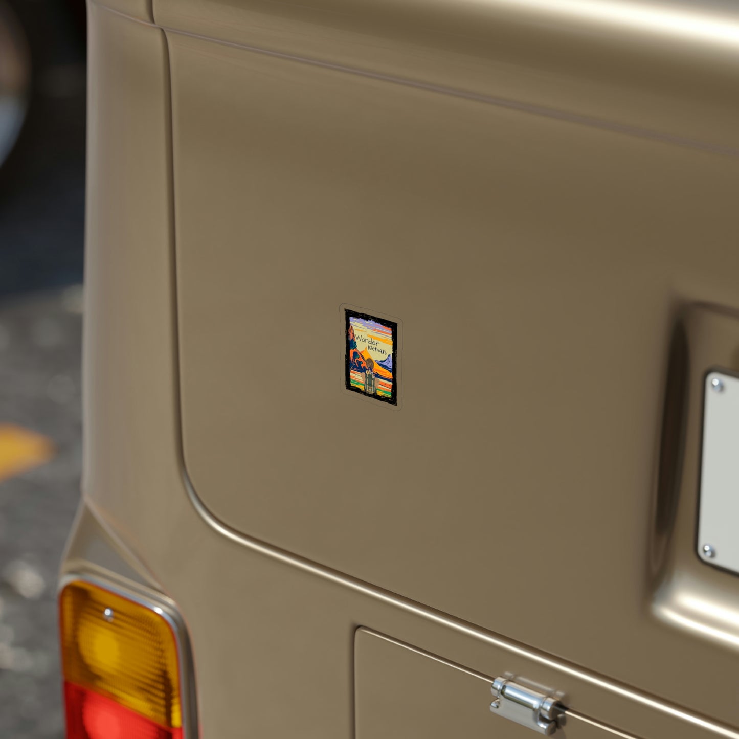 Wander Woman Outdoor Stickers
