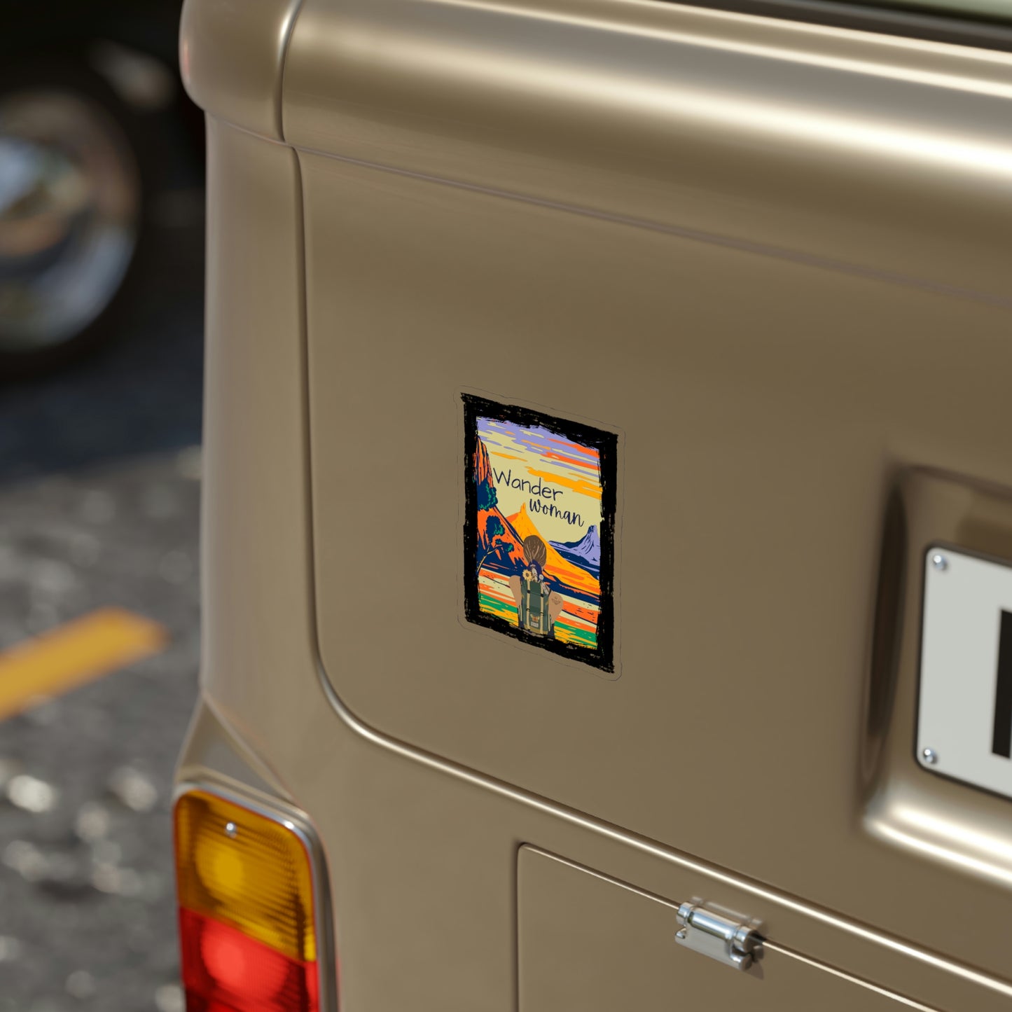 Wander Woman Outdoor Stickers
