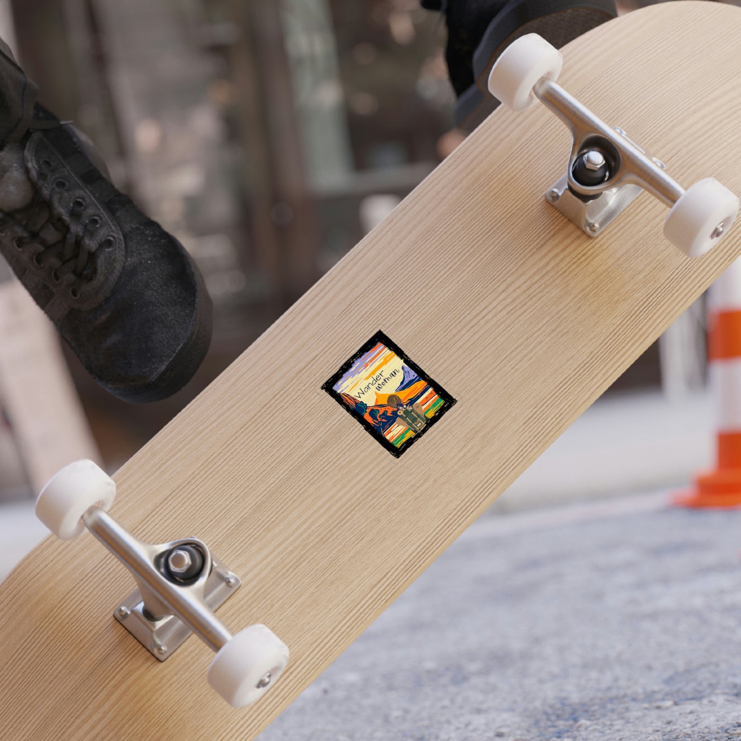 Wander Woman Outdoor Stickers