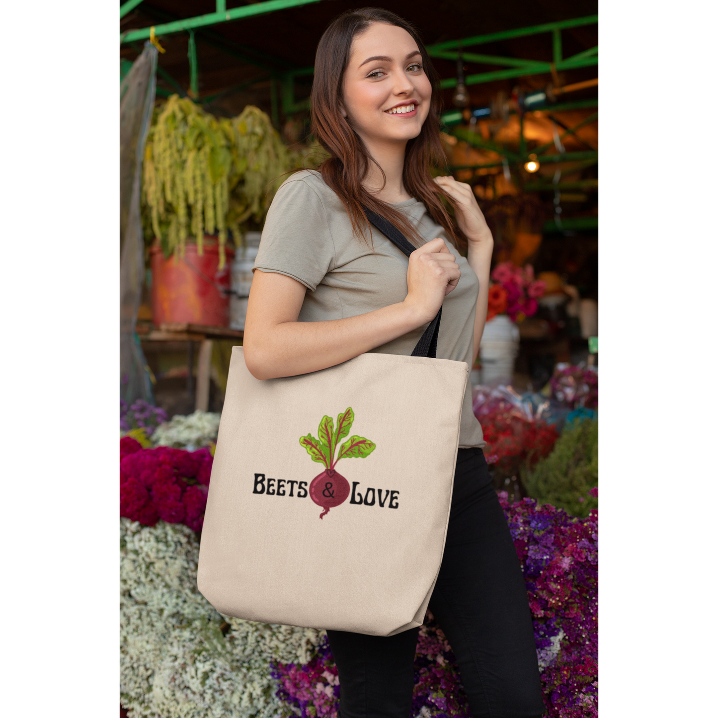 Eco Tote Bag Beets & Love