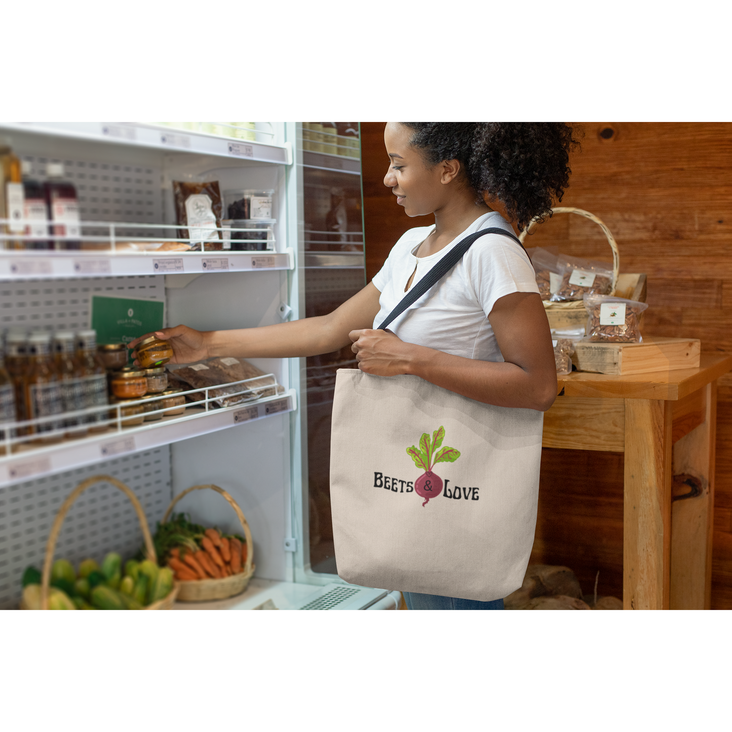 Eco Tote Bag Beets & Love