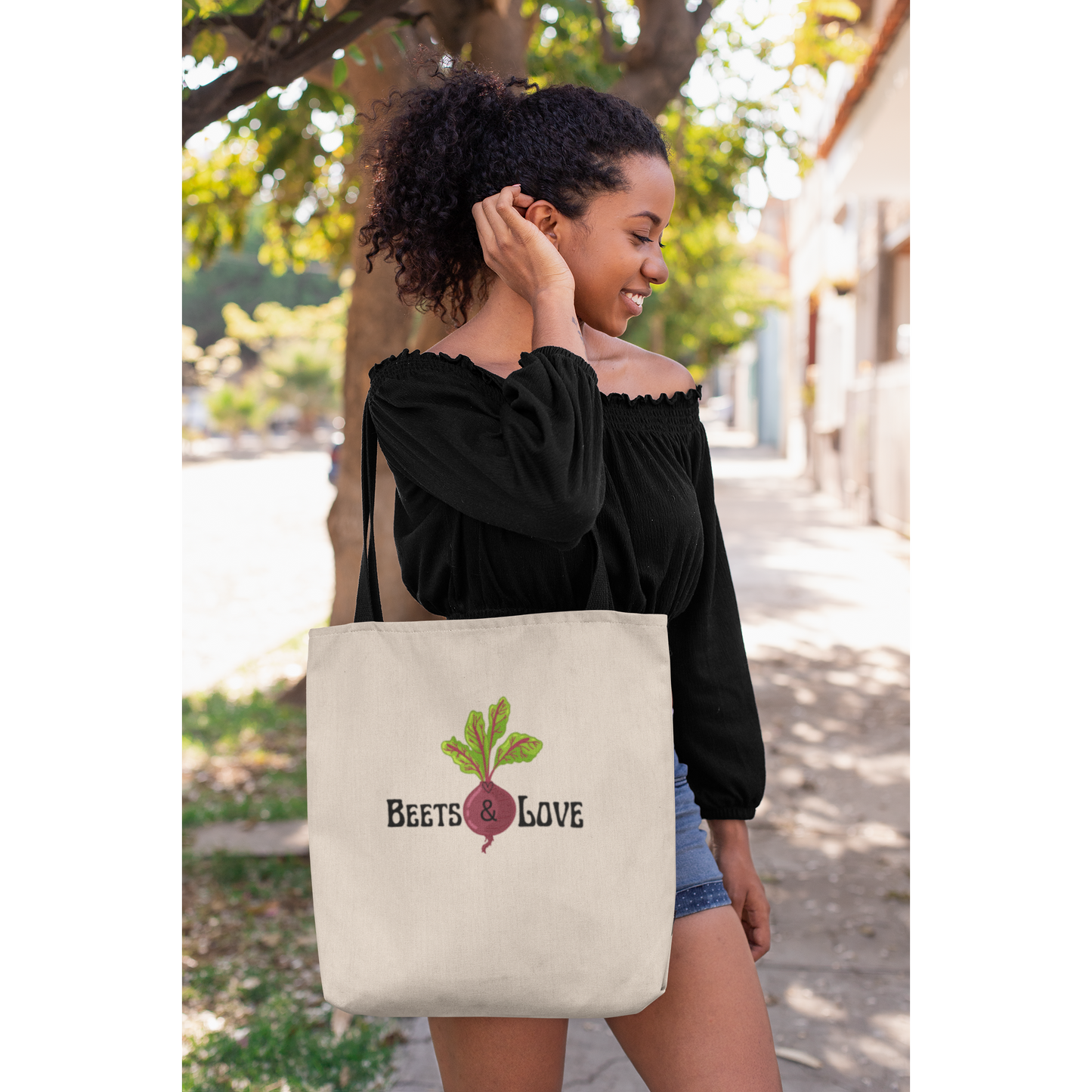 Eco Tote Bag Beets & Love