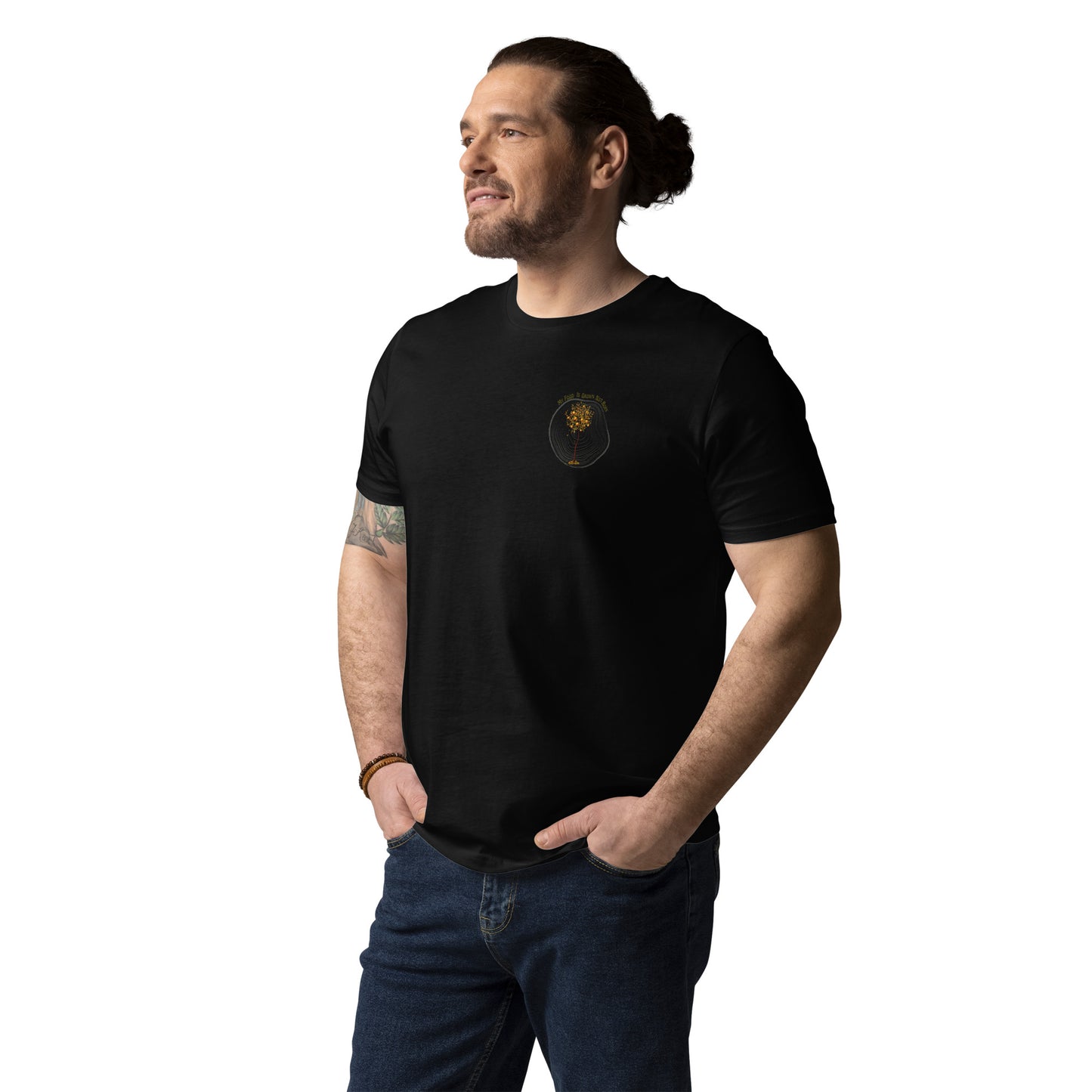 My Food Is Grown Not Born Unisex organic t-shirt