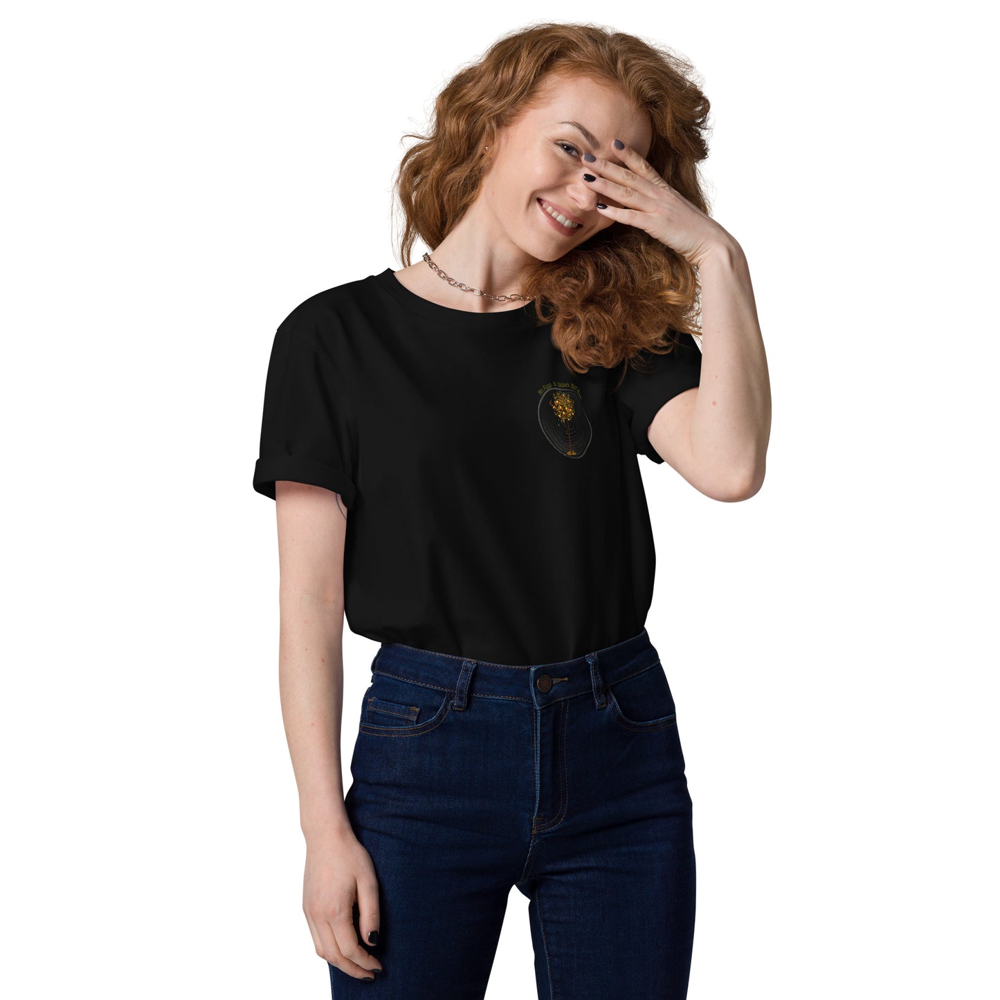 My Food Is Grown Not Born Unisex organic t-shirt