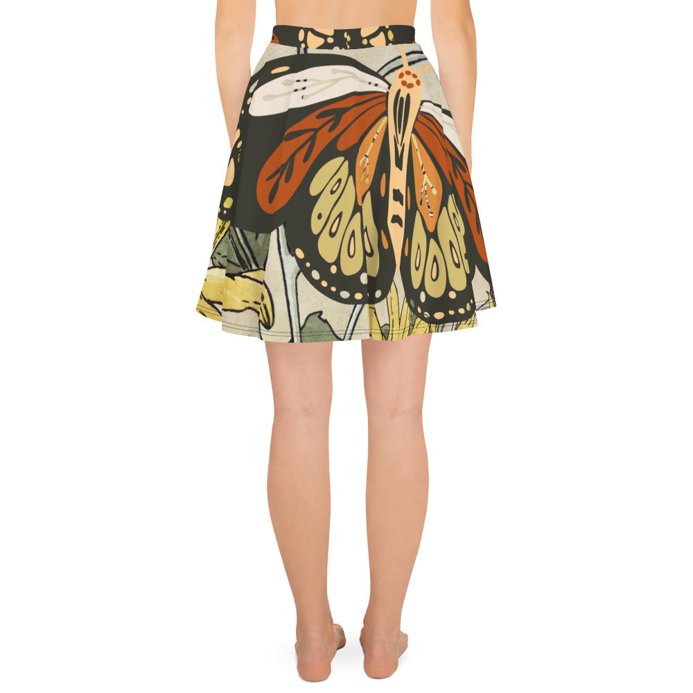 Butterfly Daisy Skater Skirt