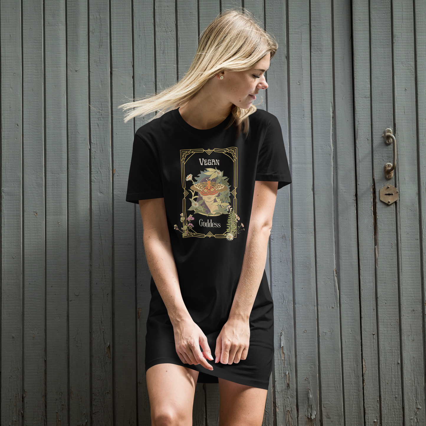 Vegan Goddess Organic Tee Dress