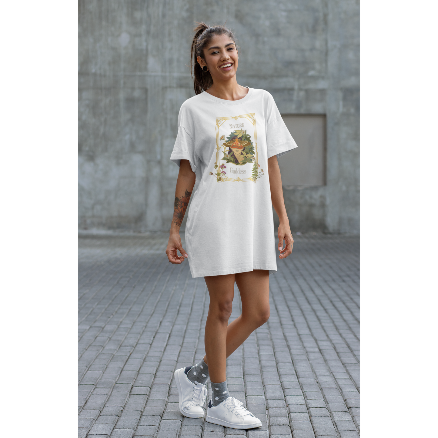 Vegan Goddess Organic Tee Dress