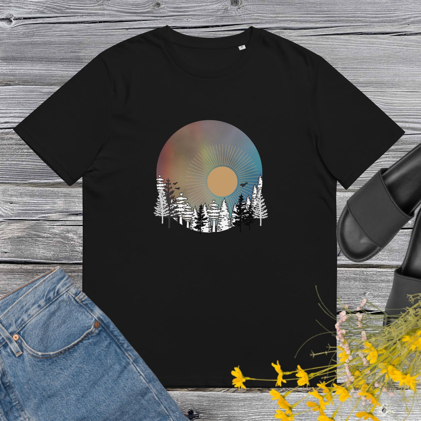 Trees under The Moon Organic Tee