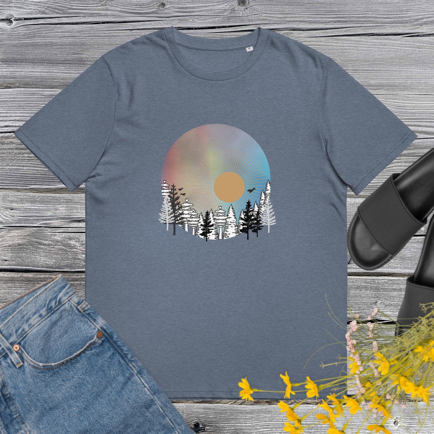 Trees under The Moon Organic Tee