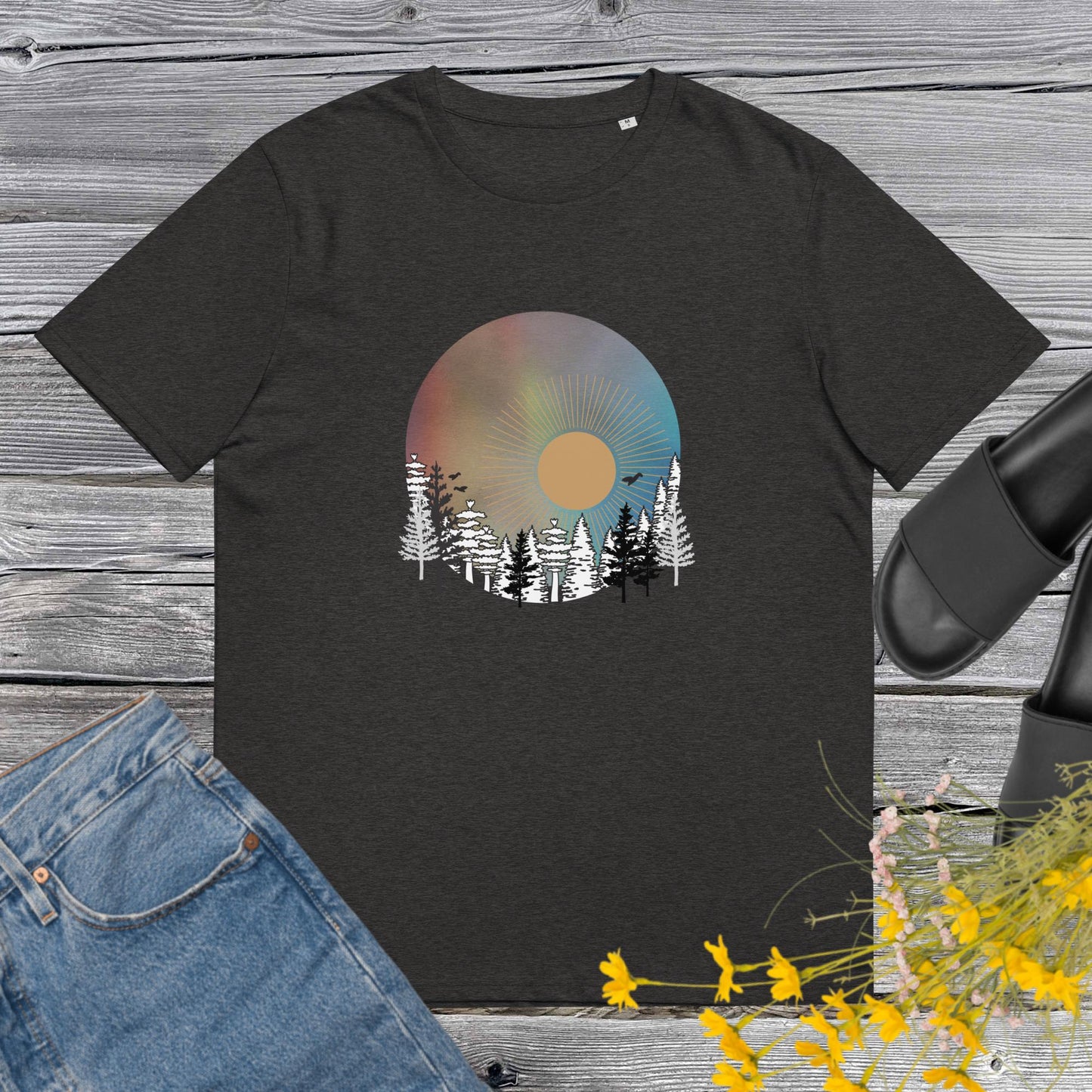 Trees under The Moon Organic Tee