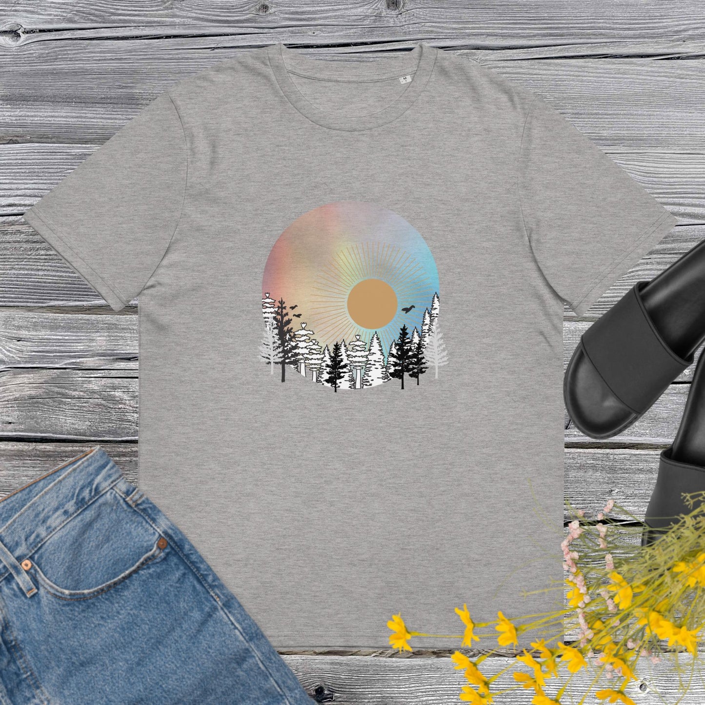 Trees under The Moon Organic Tee