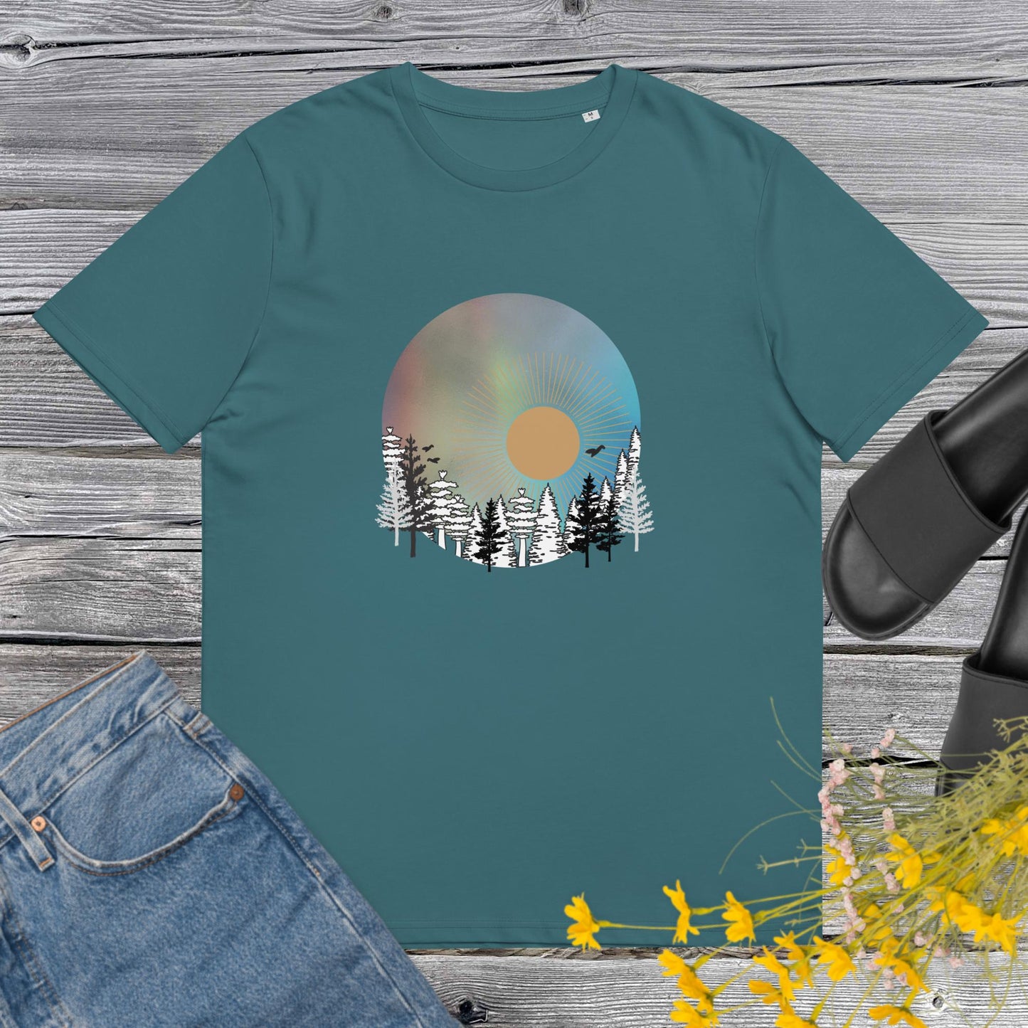 Trees under The Moon Organic Tee