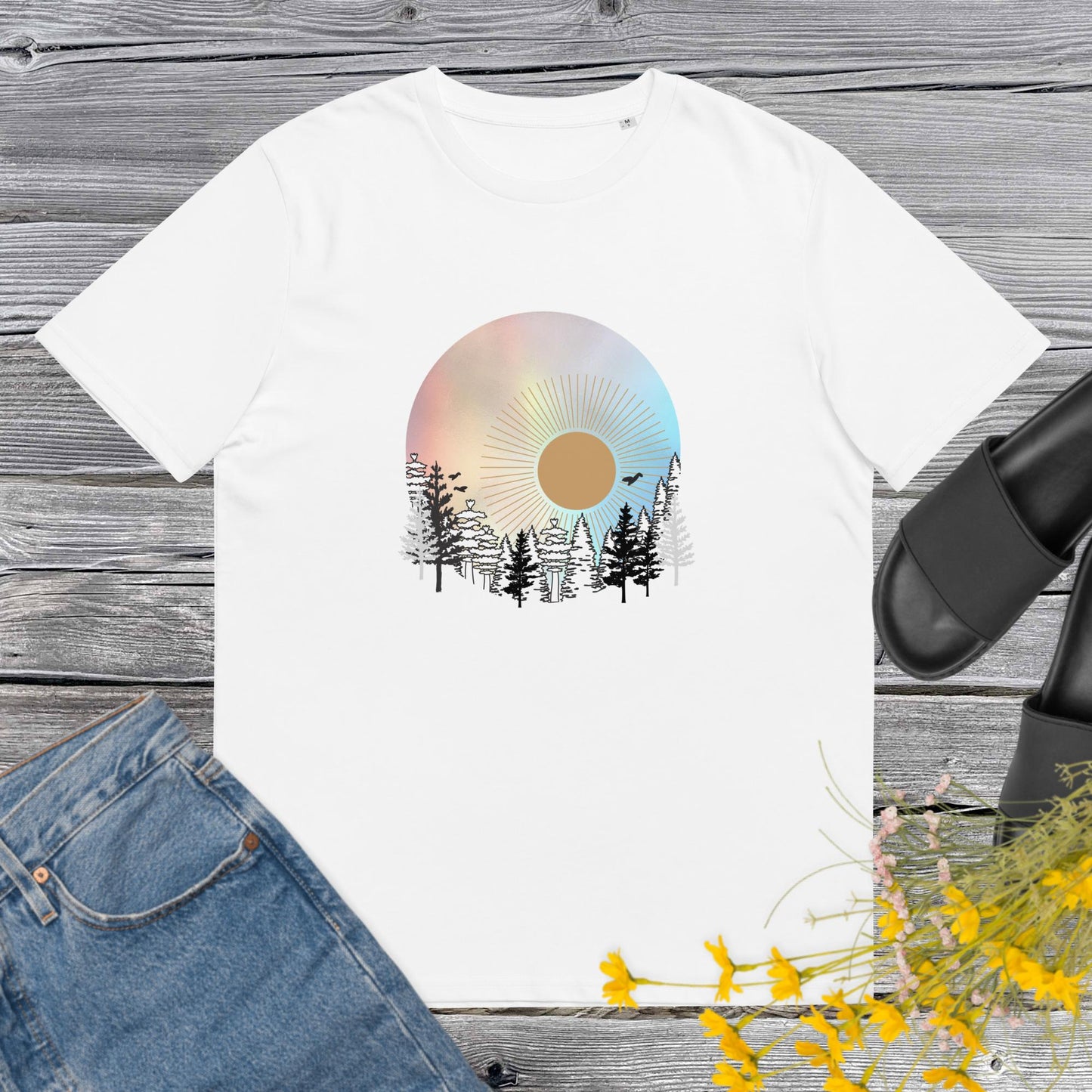 Trees under The Moon Organic Tee