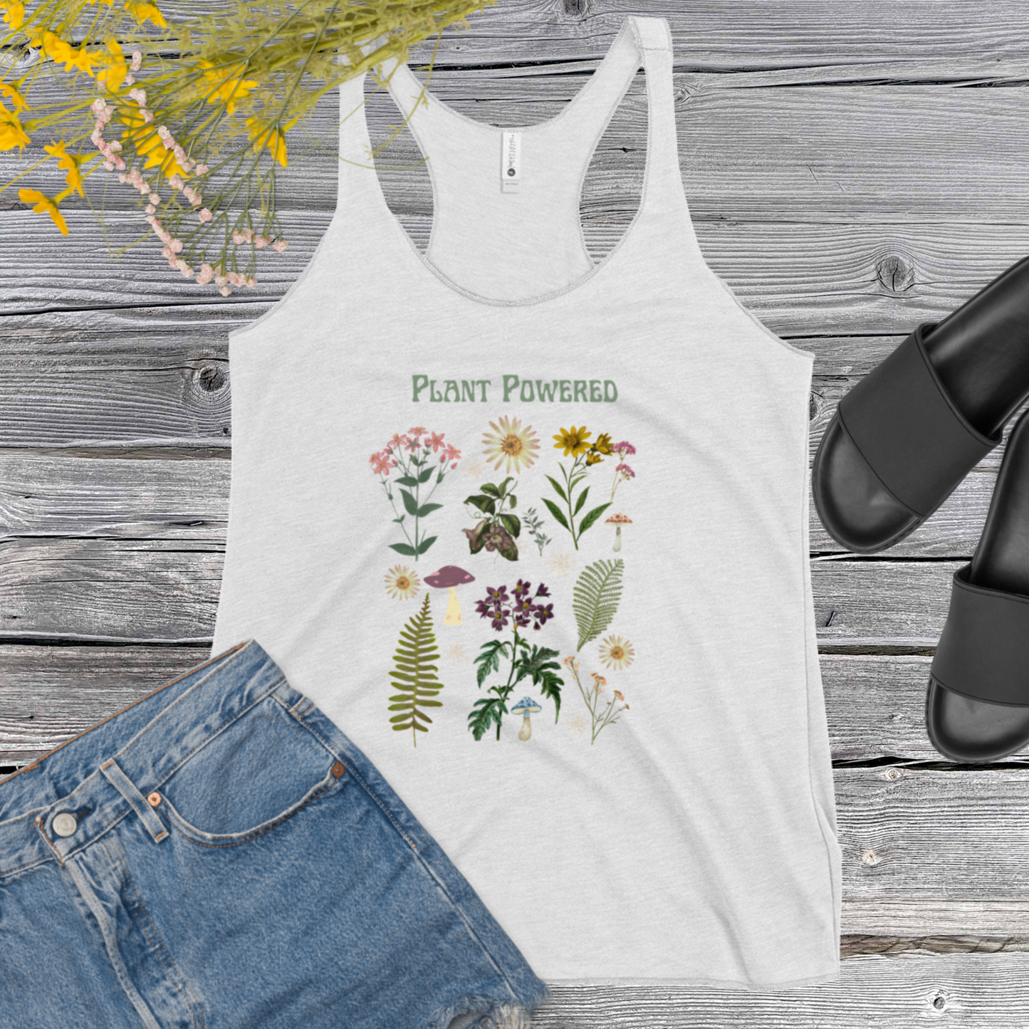 Plant Powered Women's Racerback Tank