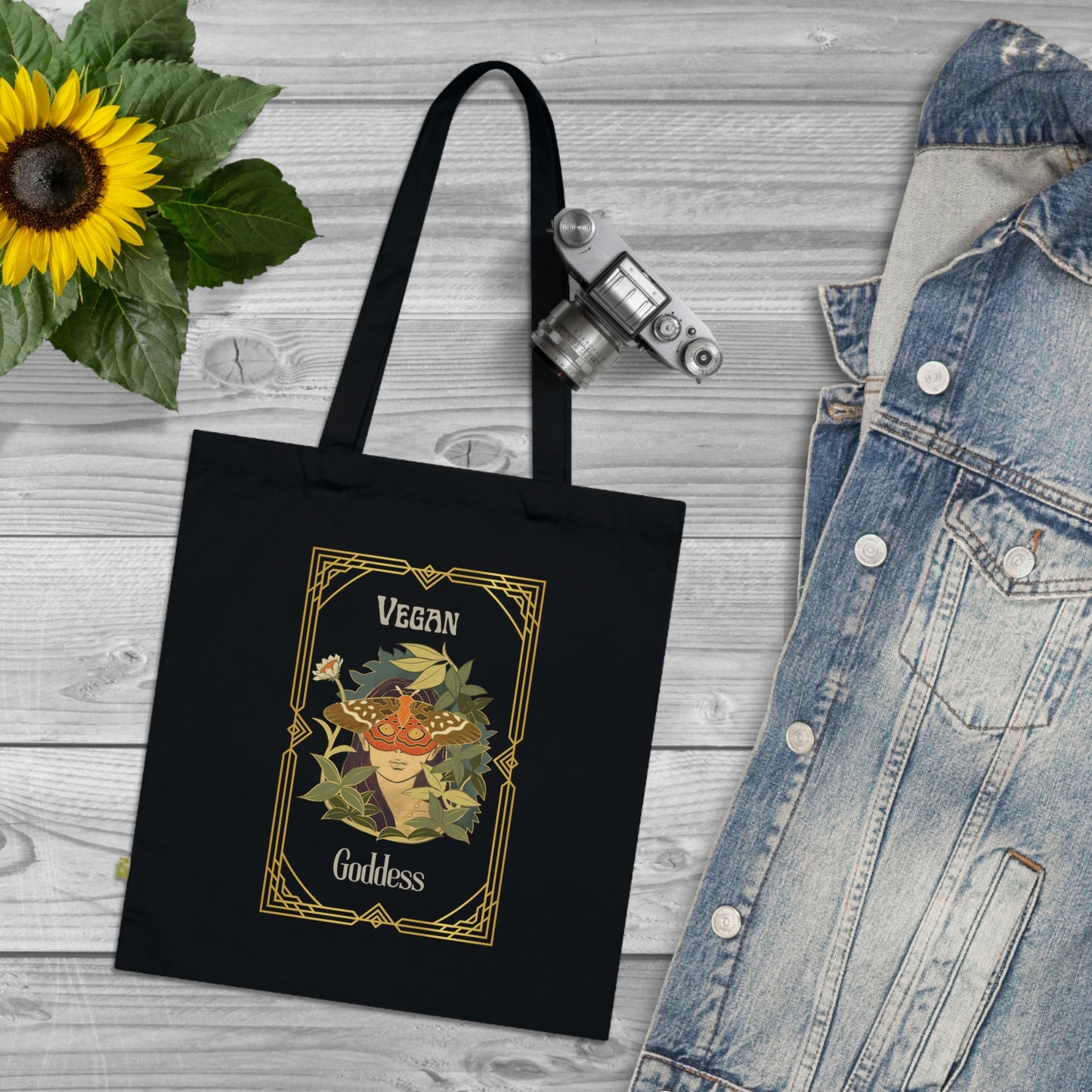 Vegan Goddess Eco Tote Bag