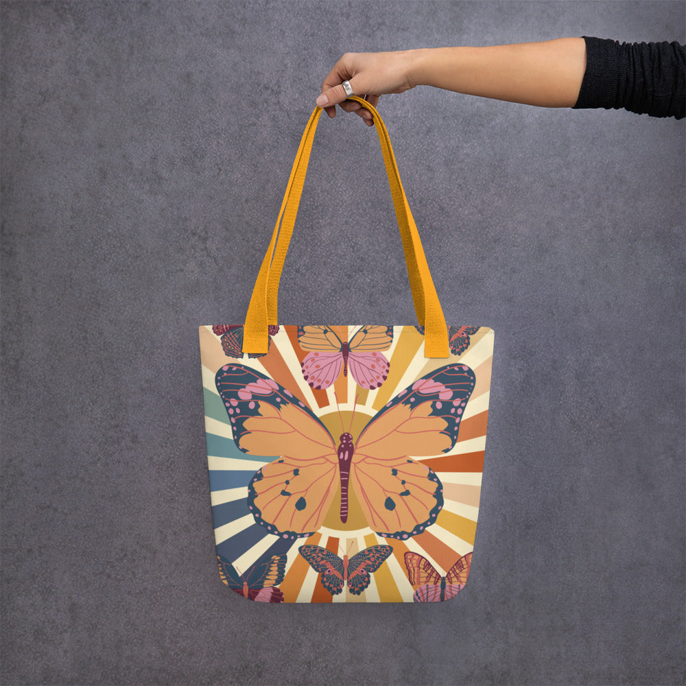 Butterfly Reusable Tote bag