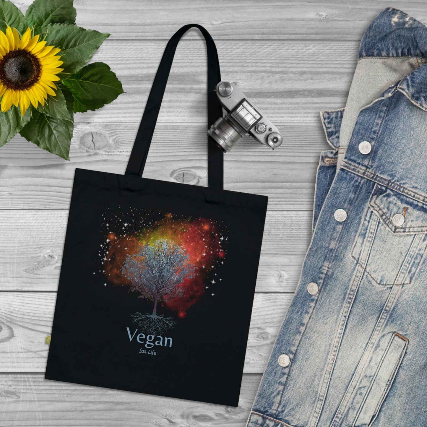 Vegan for life Eco Tote Bag