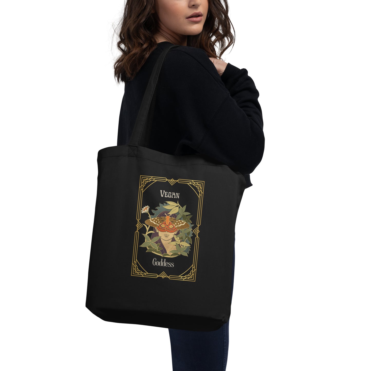 Vegan Goddess Eco Tote Bag