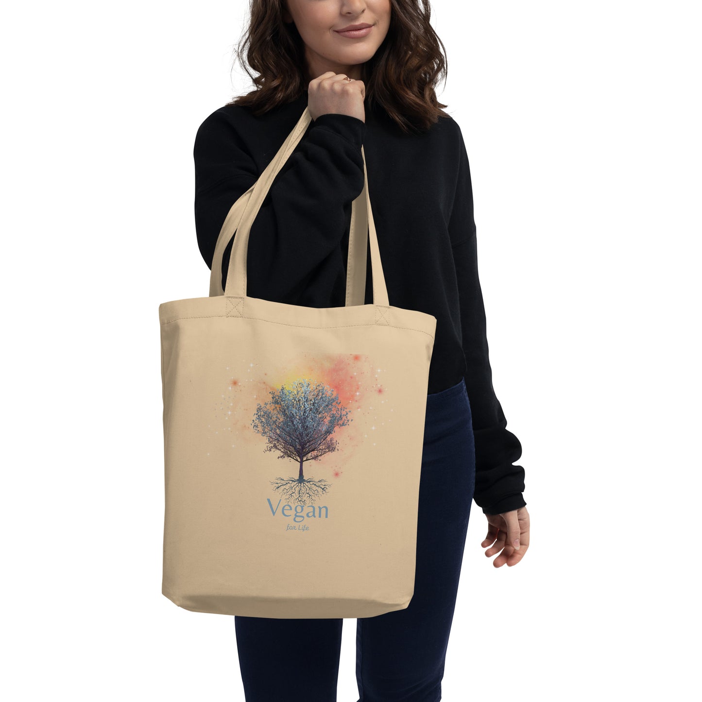 Vegan for life Eco Tote Bag