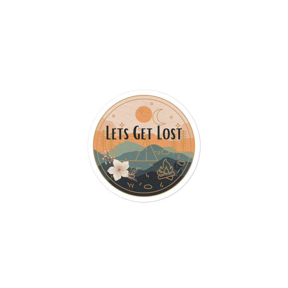 Lets Get Lost sticker