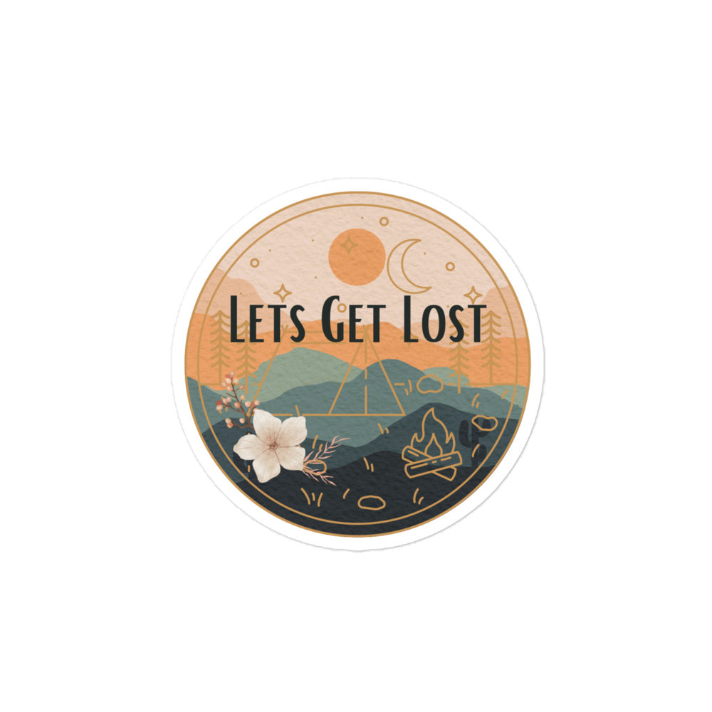 Lets Get Lost sticker