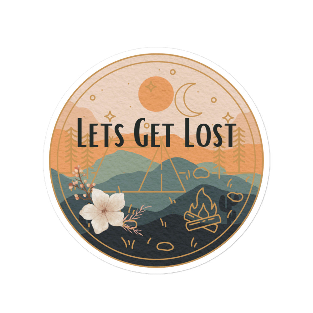 Lets Get Lost sticker