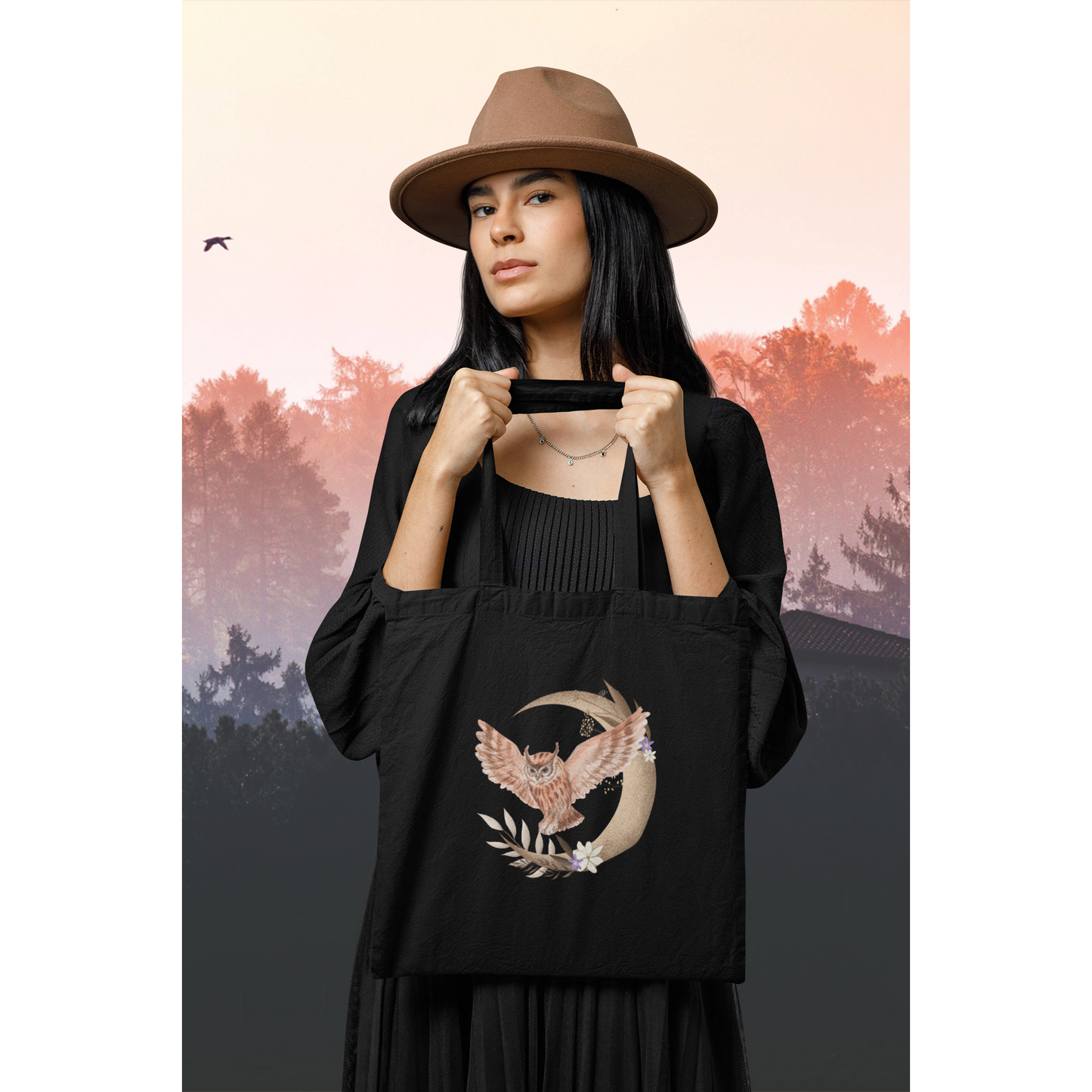 Owl Moon Eco Tote Bag