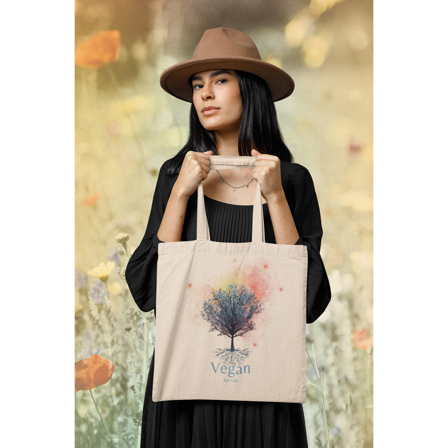 Vegan for life Eco Tote Bag