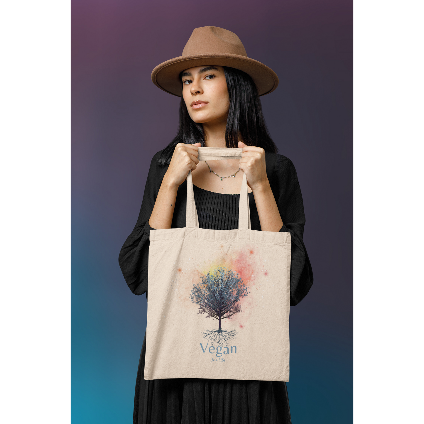 Vegan for life Eco Tote Bag