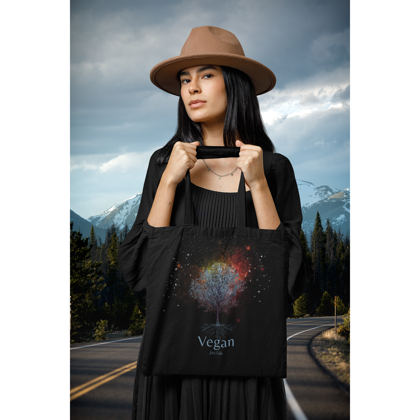 Vegan for life Eco Tote Bag