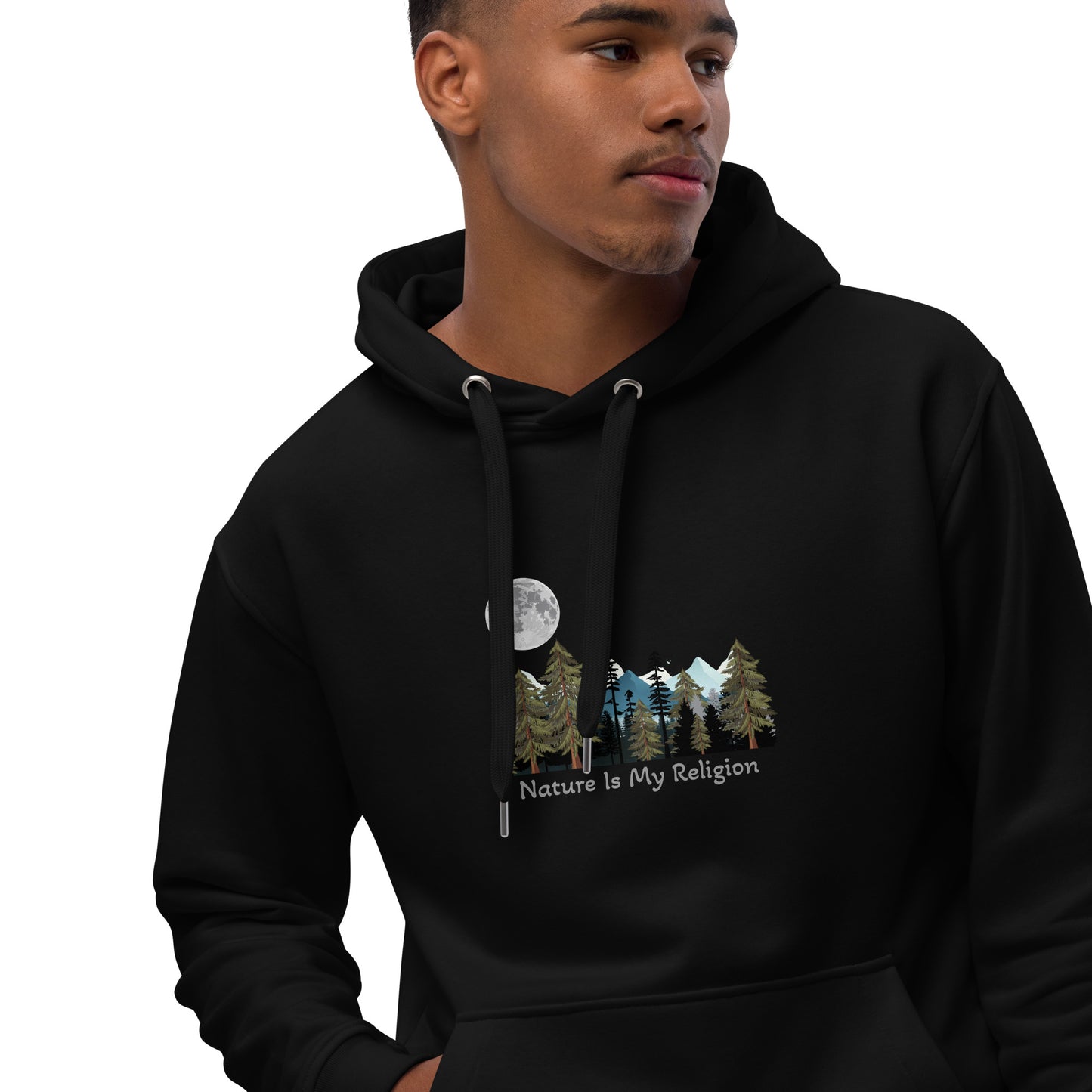 Nature Is My Religion Premium eco hoodie