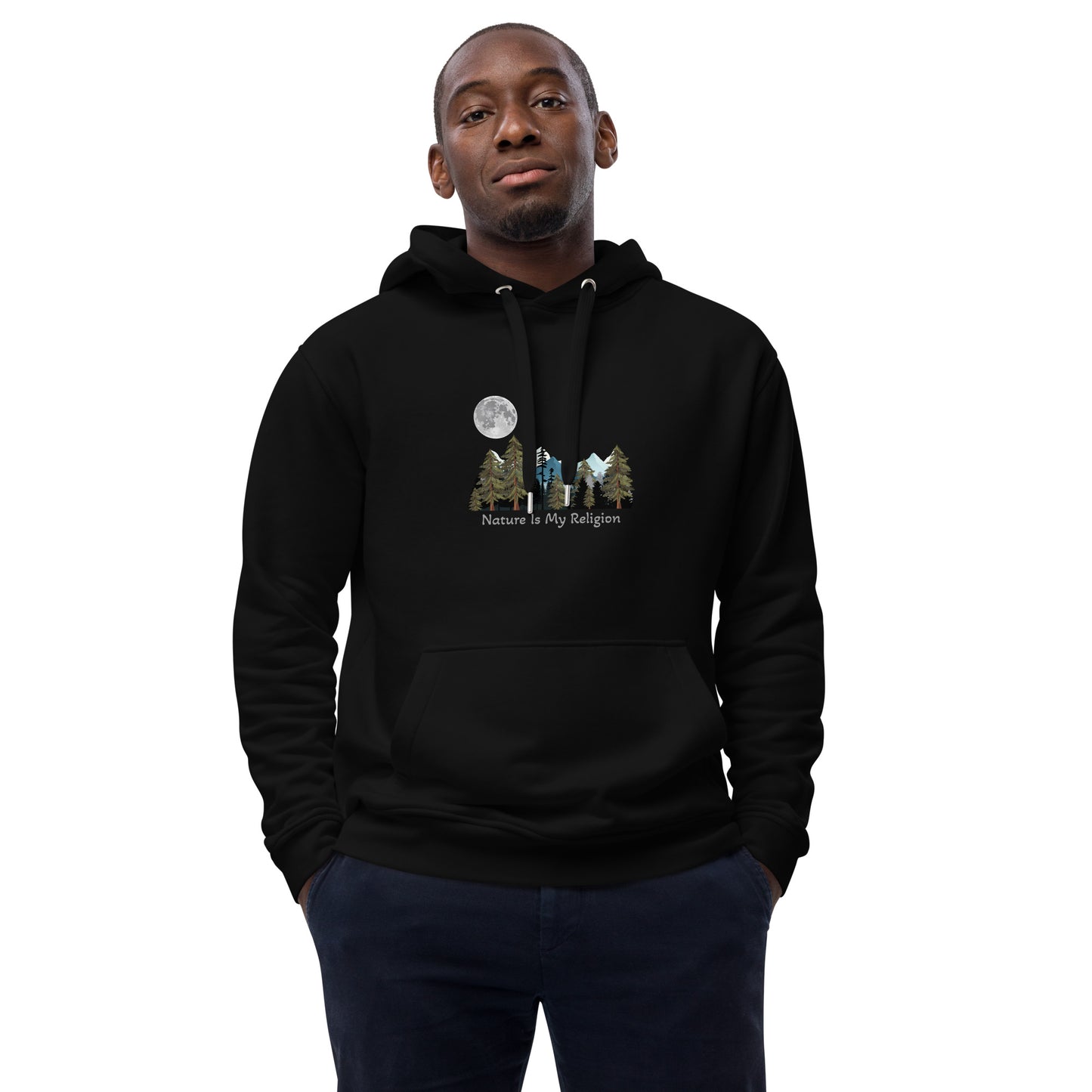 Nature Is My Religion Premium eco hoodie