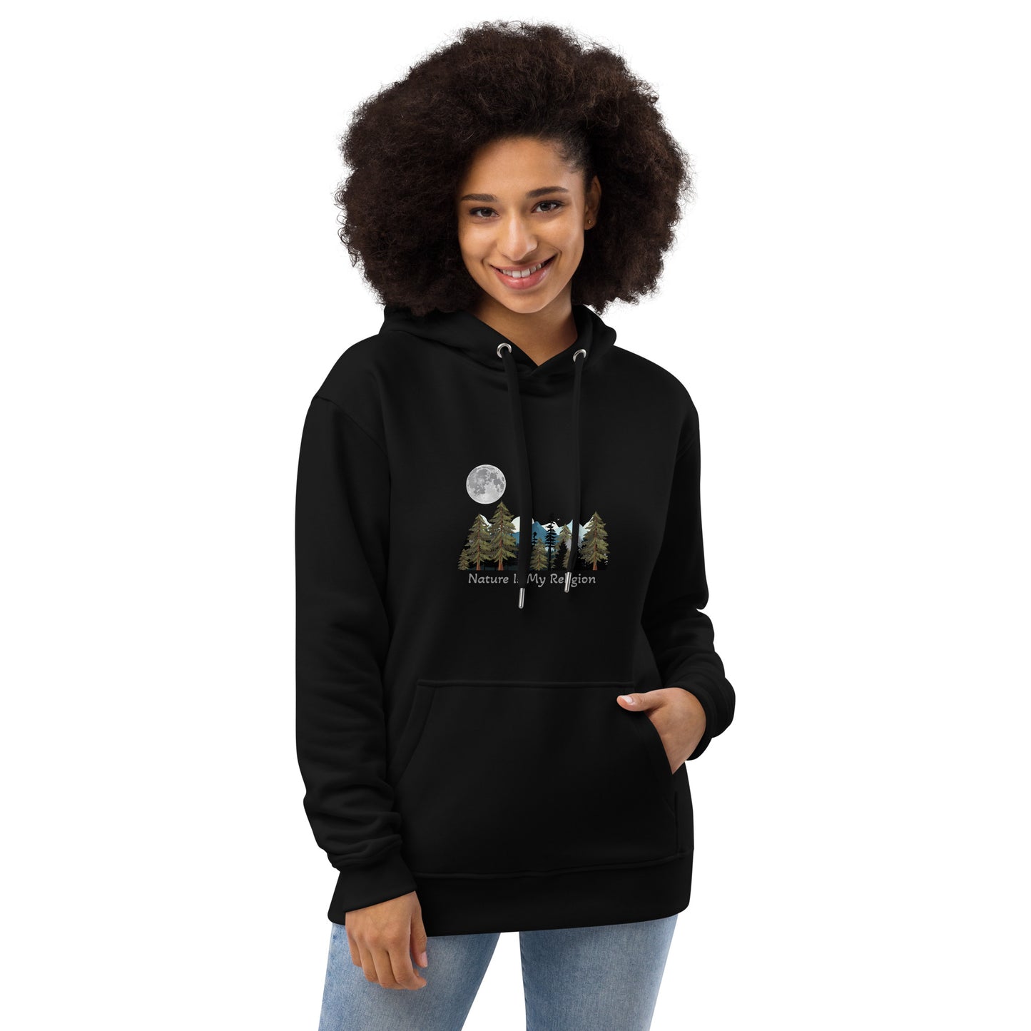 Nature Is My Religion Premium eco hoodie