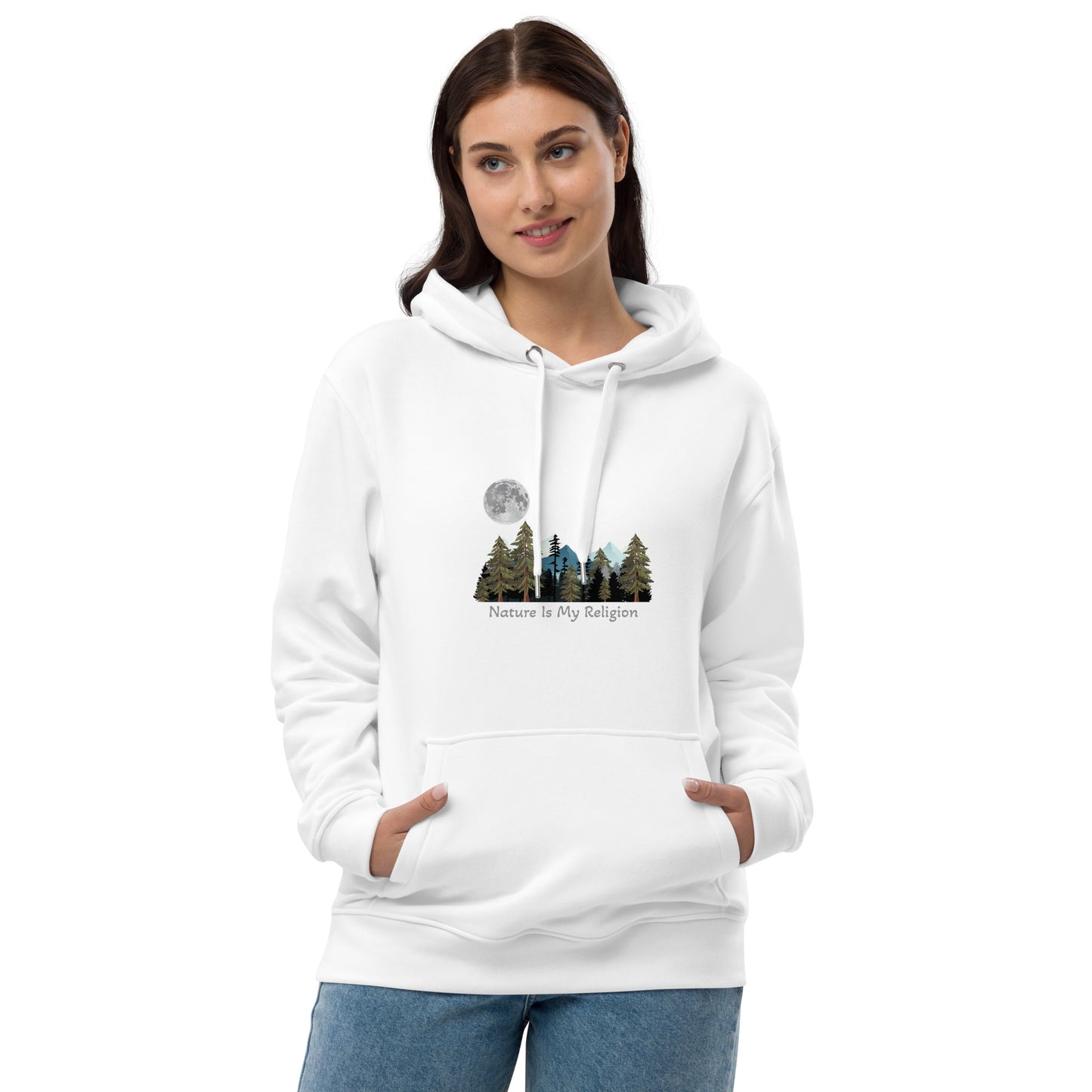 Nature Is My Religion Premium eco hoodie