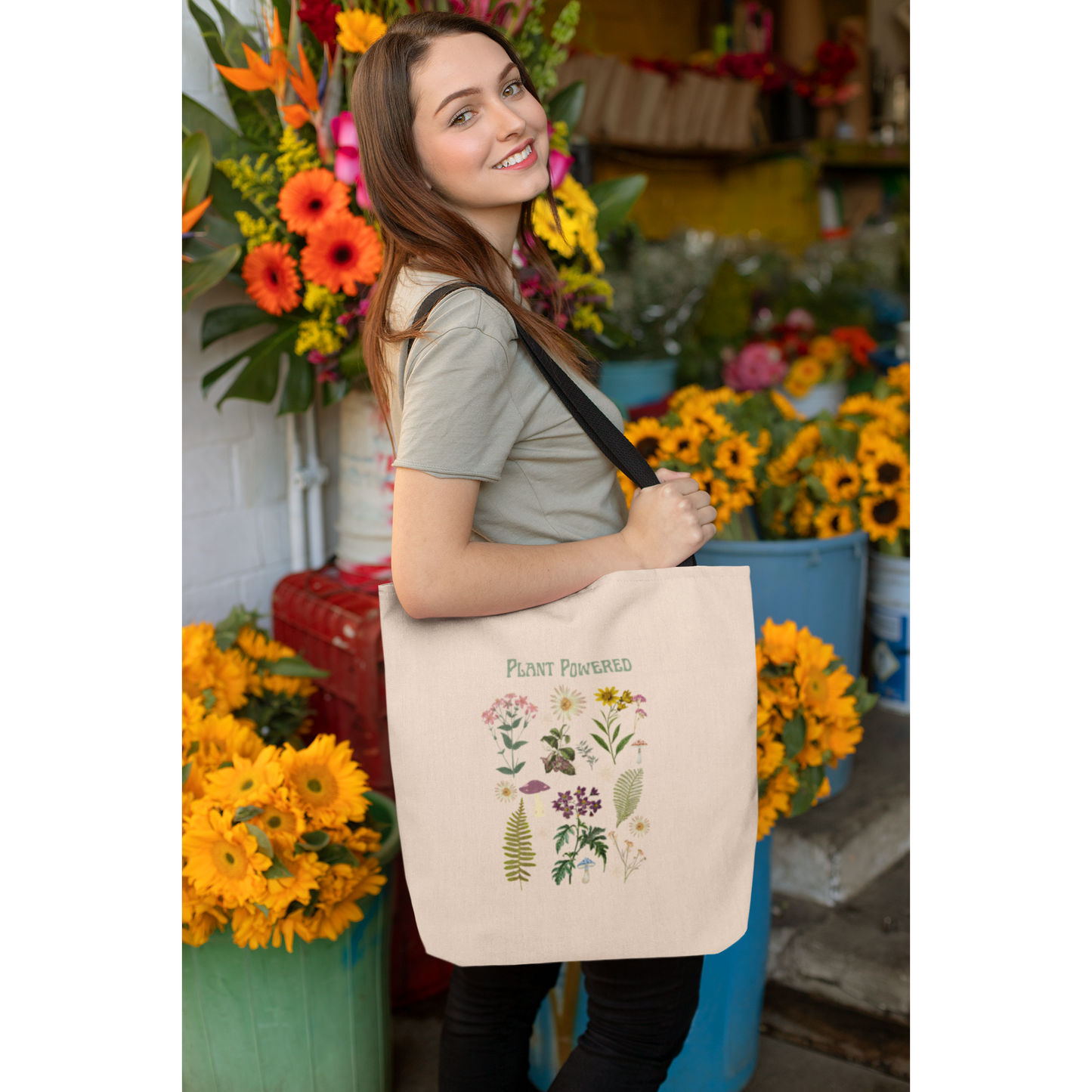 Plant Powered Eco Tote Bag