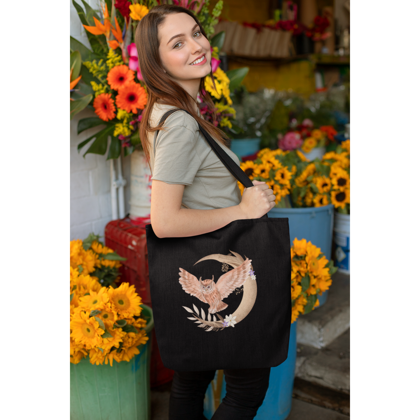 Owl Moon Eco Tote Bag