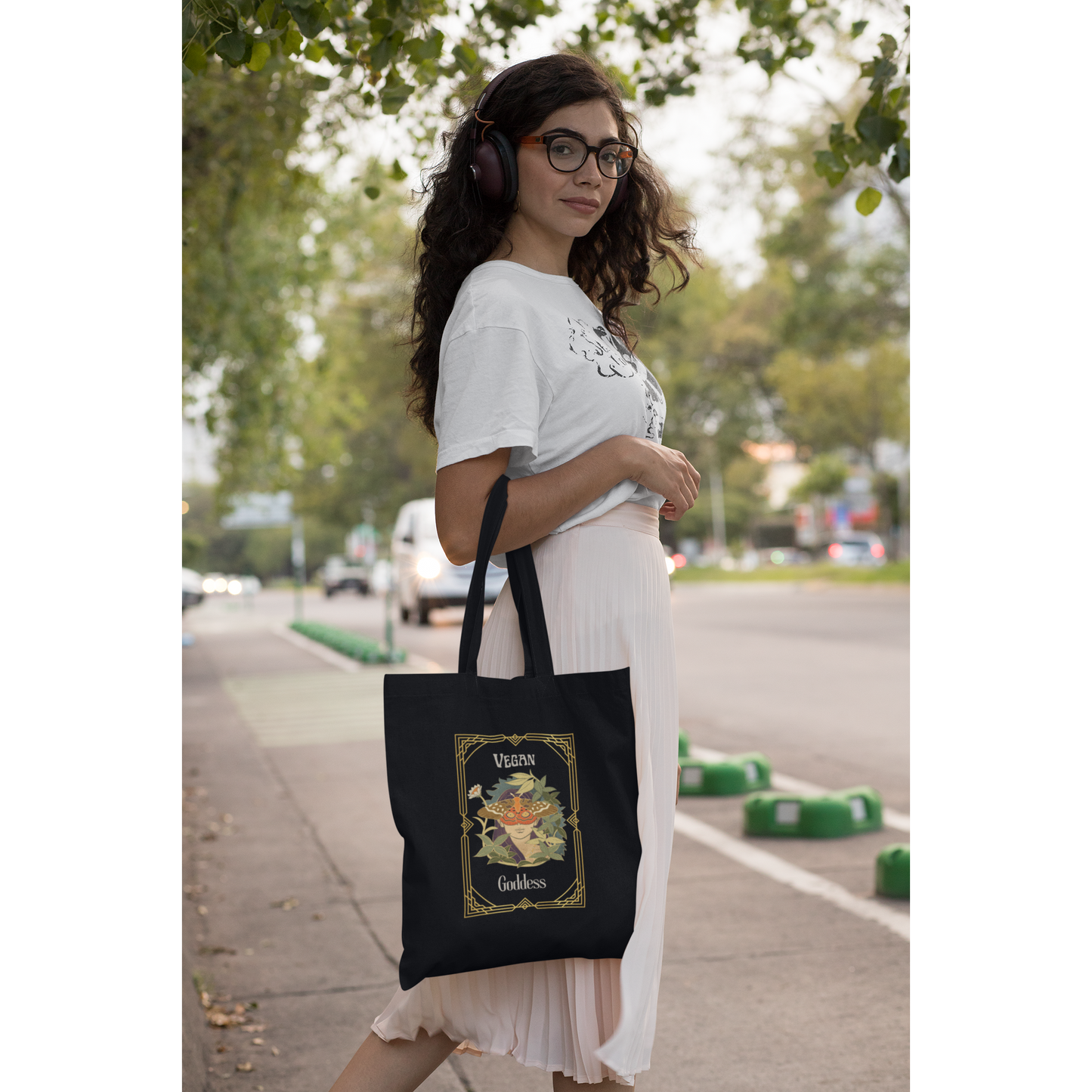 Vegan Goddess Eco Tote Bag