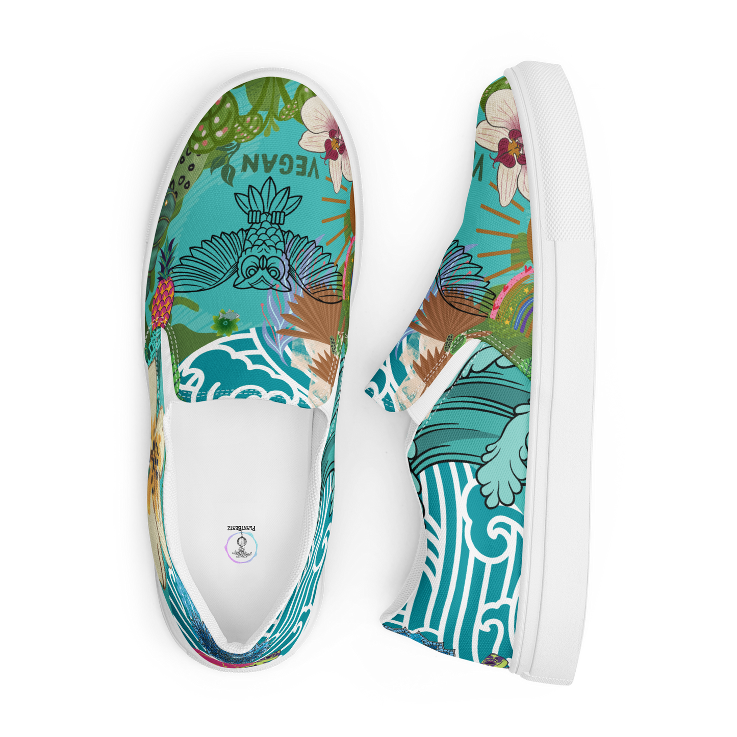 Women’s Vegan Aloha Owl Slip-On