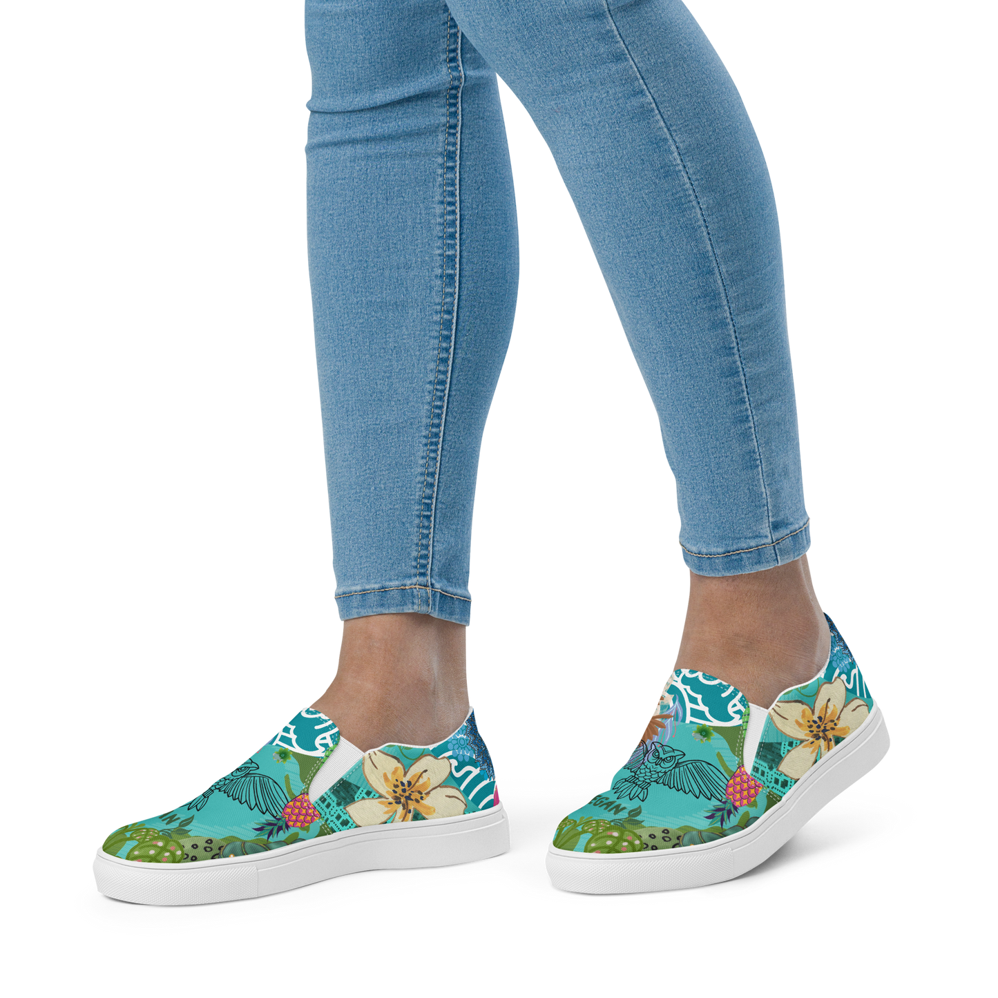 Women’s Vegan Aloha Owl Slip-On