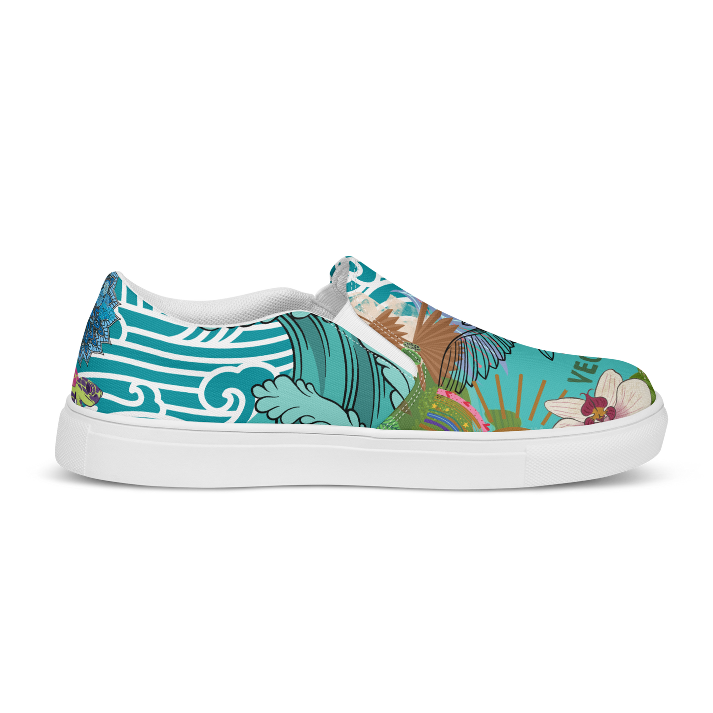 Women’s Vegan Aloha Owl Slip-On